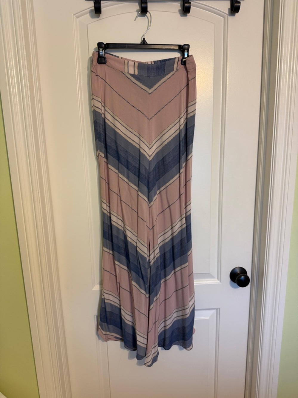 Splendid Pink and Blue Chevron Skirt